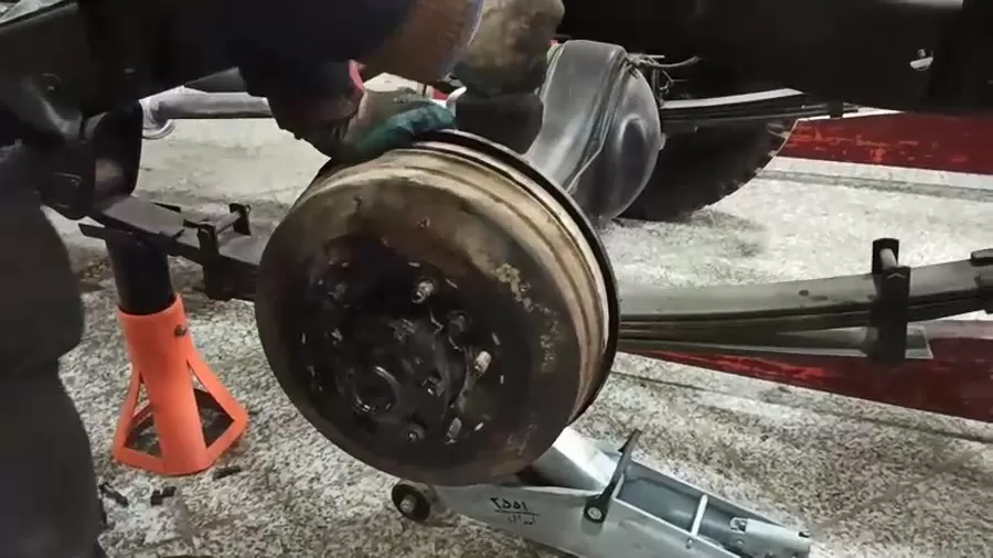 نحوه رگلاژ ترمز کاسه ای نیسان وانت